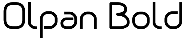 Olpan Bold Font