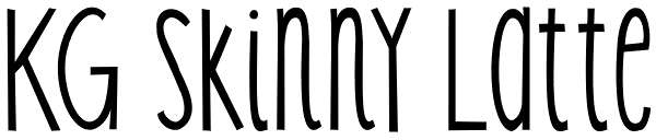 KG Skinny Latte Font