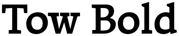 Tow Bold Font