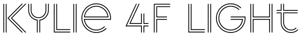 Kylie 4F Light Font