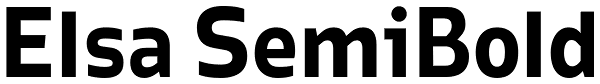 Elsa SemiBold Font