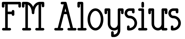 FM Aloysius Font