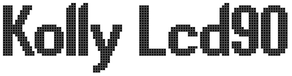 Kolly Lcd90 Font