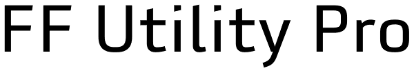 FF Utility Pro Font