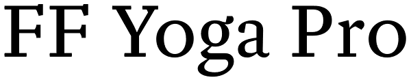 FF Yoga Pro Font