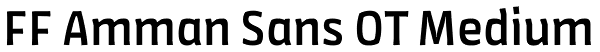 FF Amman Sans OT Medium Font