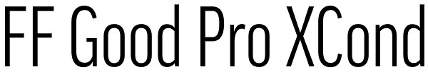 FF Good Pro XCond Font