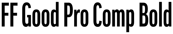 FF Good Pro Comp Bold Font