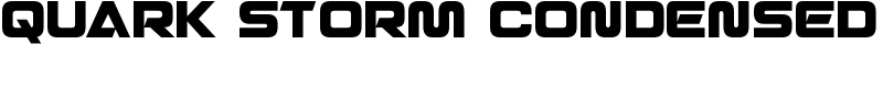 Quark Storm Condensed Font