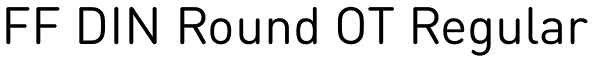 FF DIN Round OT Regular Font