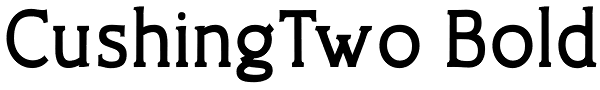 CushingTwo Bold Font