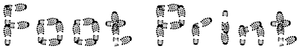 Foot Print Font