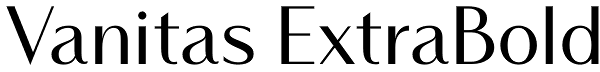Vanitas ExtraBold Font