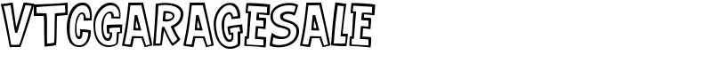 VTCGarageSale Font