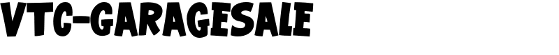 VTC-GarageSale Font