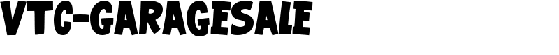 VTC-GarageSale Font