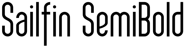 Sailfin SemiBold Font