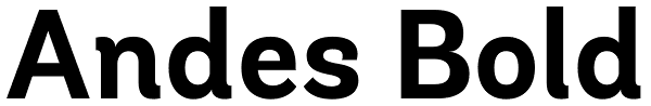 Andes Bold Font