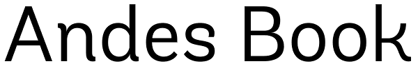 Andes Book Font