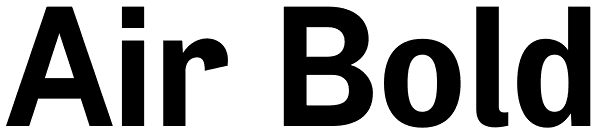 Air Bold Font