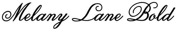 Melany Lane Bold Font