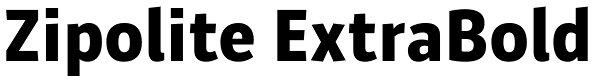 Zipolite ExtraBold Font