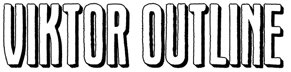 Viktor Outline Font