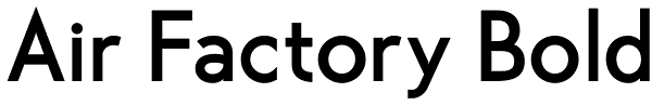 Air Factory Bold Font