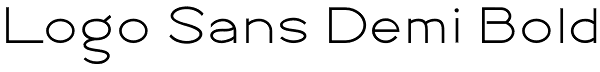 Logo Sans Demi Bold Font