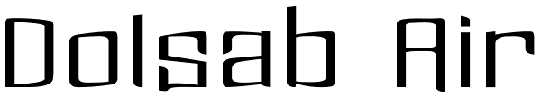 Dolsab Air Font