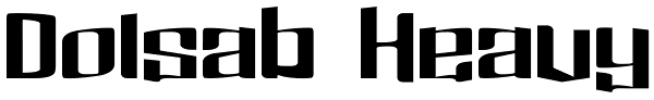 Dolsab Heavy Font