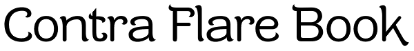 Contra Flare Book Font