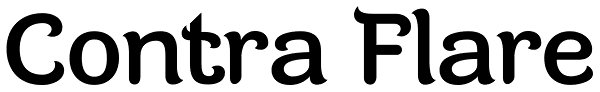 Contra Flare Font