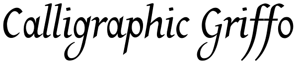 Calligraphic Griffo Font