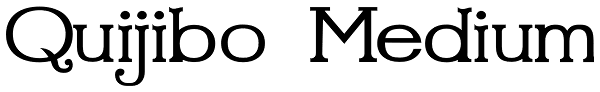 Quijibo Medium Font