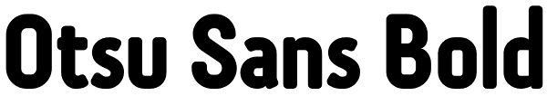 Otsu Sans Bold Font