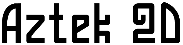 Aztek 2D Font