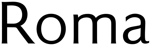 Roma Font