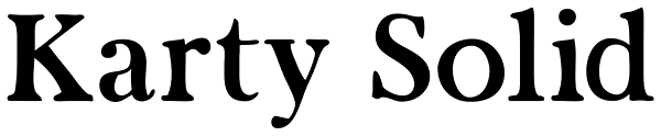 Karty Solid Font