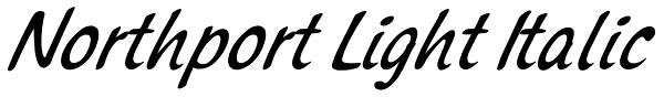 Northport Light Italic Font