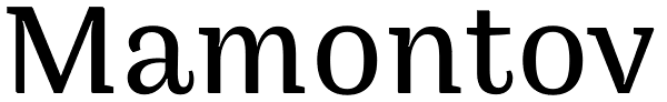 Mamontov Font