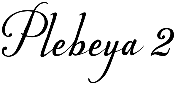 Plebeya 2 Font