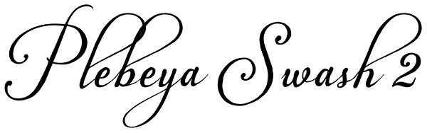 Plebeya Swash 2 Font