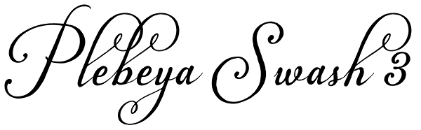 Plebeya Swash 3 Font