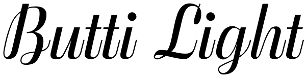 Butti Light Font