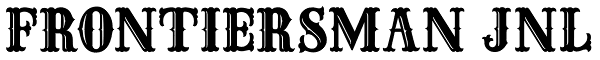 Frontiersman JNL Font