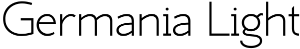 Germania Light Font