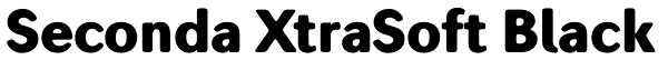 Seconda XtraSoft Black Font