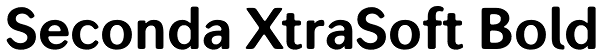 Seconda XtraSoft Bold Font