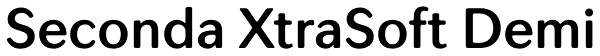 Seconda XtraSoft Demi Font